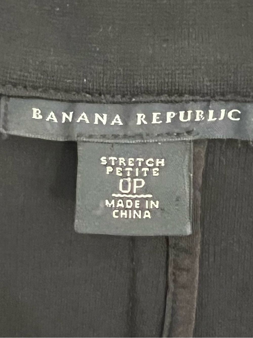 Banana Republic Black Single-Button Women's Tailored Crop Blazer Size 0P - Picture 3 of 7